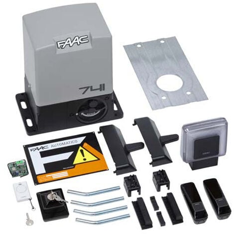 FAAC 741 DELTA 3 KIT 900 kg 230v 105630445 Automazione Cancello Anta Scorrevole