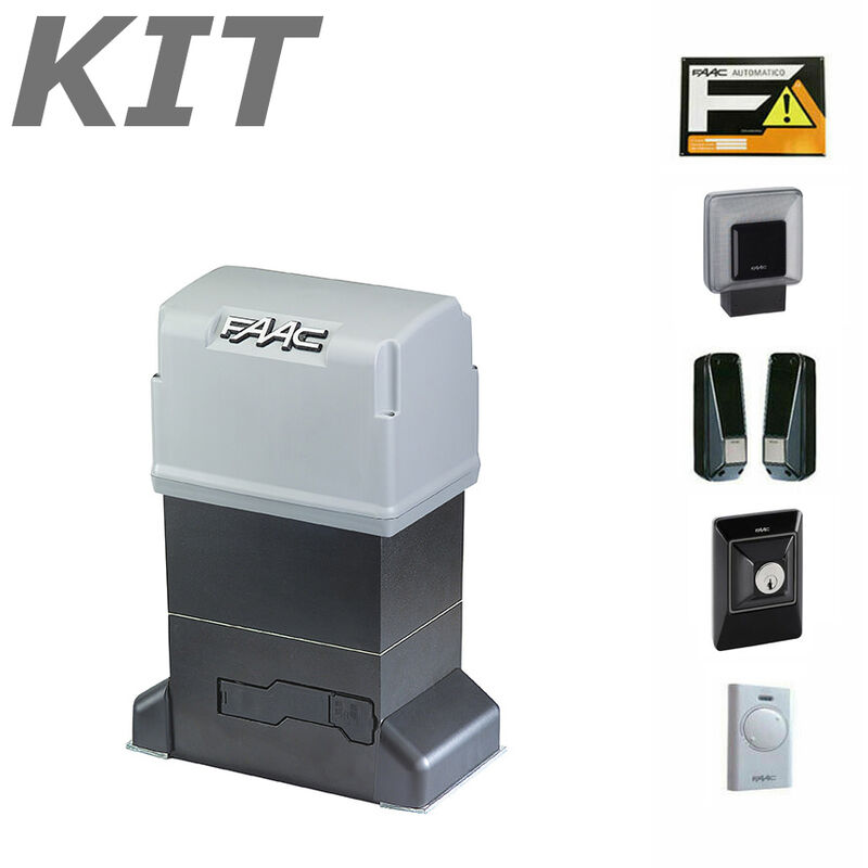 844 er Z16 Z20 kit 109837 Automazione Cancello Anta Scorrevole 1800KG 230V - Faac