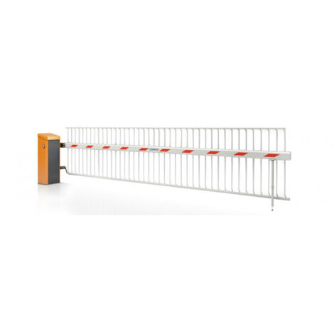 Faac – Barrière levante préparée pour double herse – Couleur Ral 2000 – Compatible motorisations portails et garages – Solution robuste pour contrôle d'accès