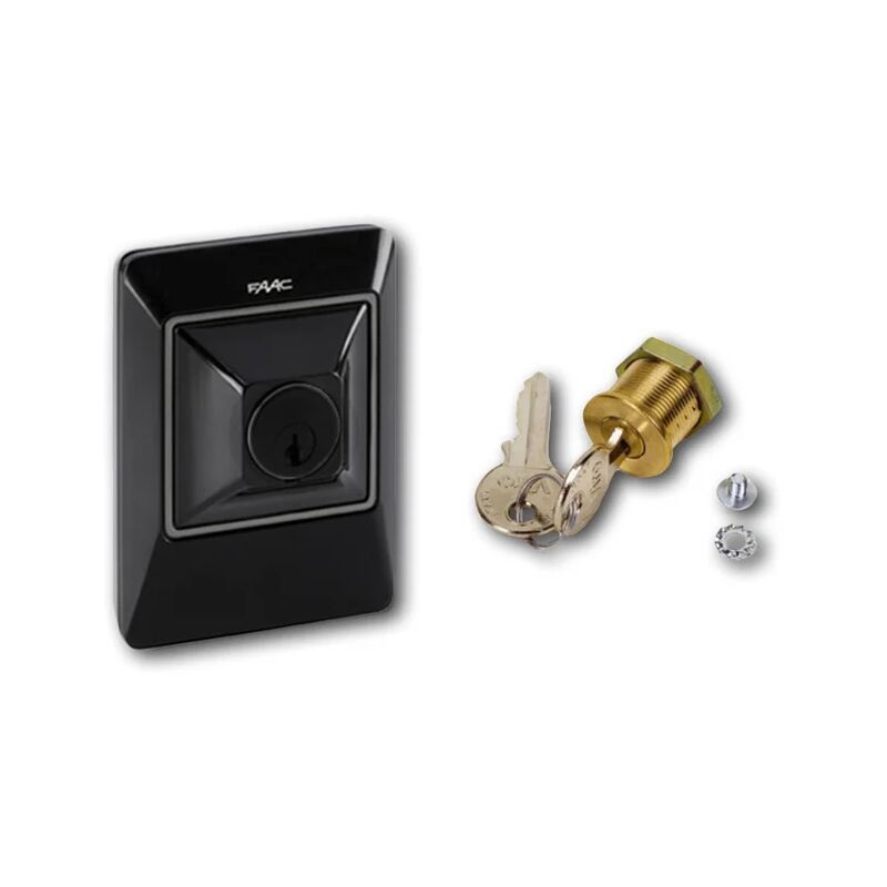 Bouton à clé et de contrôle avec serrure xk10 401302 bundle - Faac