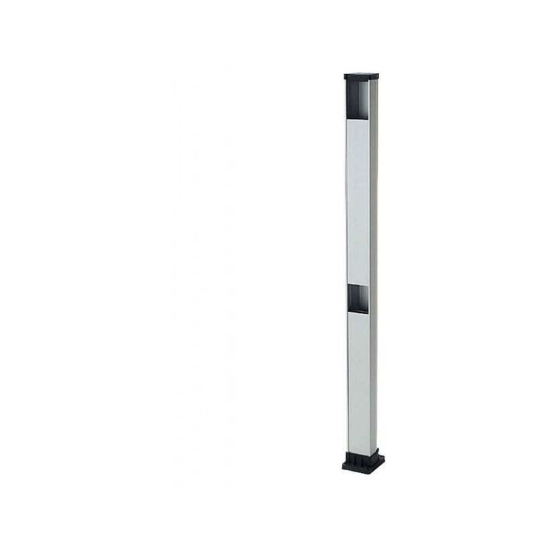401035 Double colonne haute en aluminium pour photocellules XP20-XP30 et sélecteur de hauteur 100cm - Faac