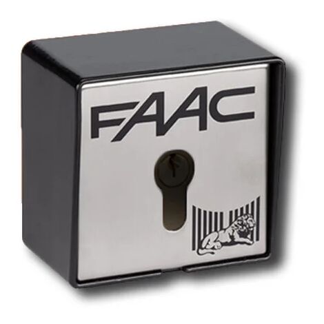 faac contacteur a cle 2 contact + deverouillage cable t21 ef 401016