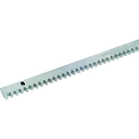 Faac – Crémaillère en acier zingué 1M pour portail coulissant – Lot de 4 pièces 30x12mm – Raccords à souder inclus – Robustesse pour portails lourds