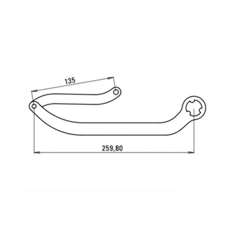 

par de brazos n1d marron nd8 1057403 - Faac