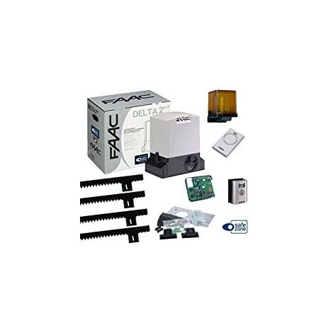 Faac Delta 2 Kit Automazione Per Cancelli Scorrevoli ad uso Residenziale con peso Max 500KG + Cremag
