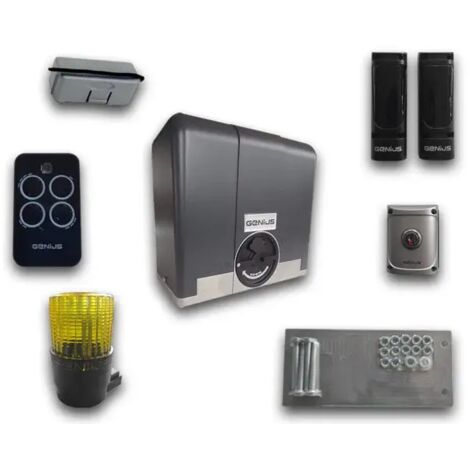 FAAC Genius Kit Automatización Puerta Corredera BLIZZARD 104016 433 RC 400 kg 24V