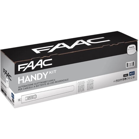 FAAC HANDY KIT 24v Automazione cancello ante a battente 2,3M per anta motore S418 - 105998