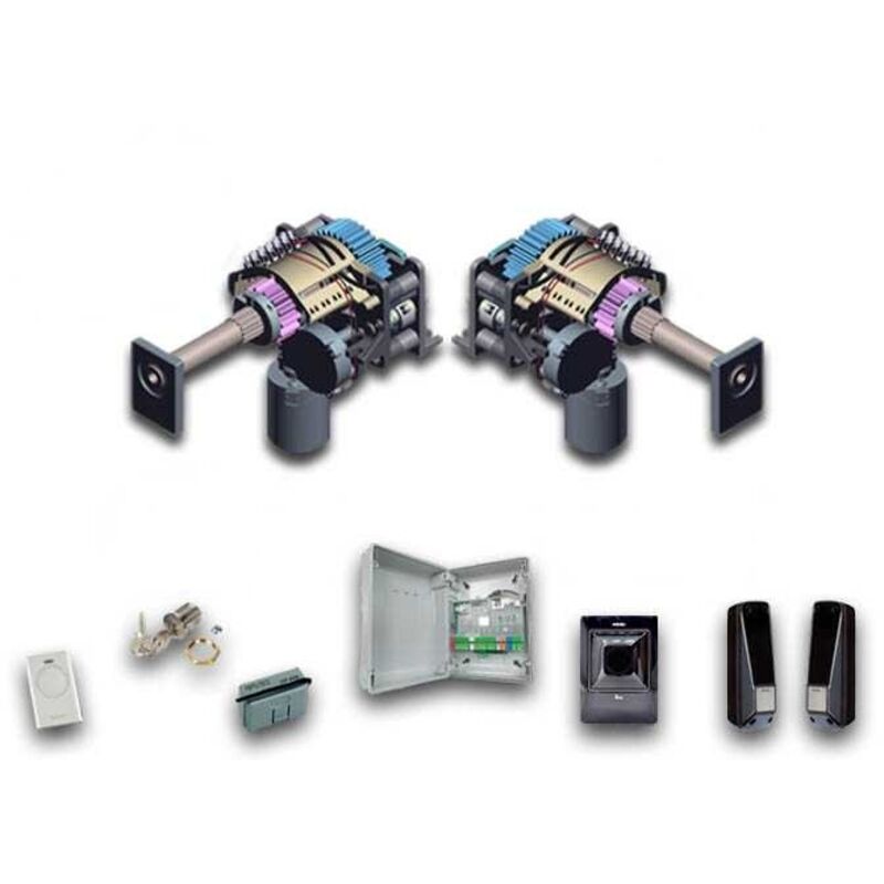 faac kit automation portails battants s2500i 24v high kit intégré 104250445