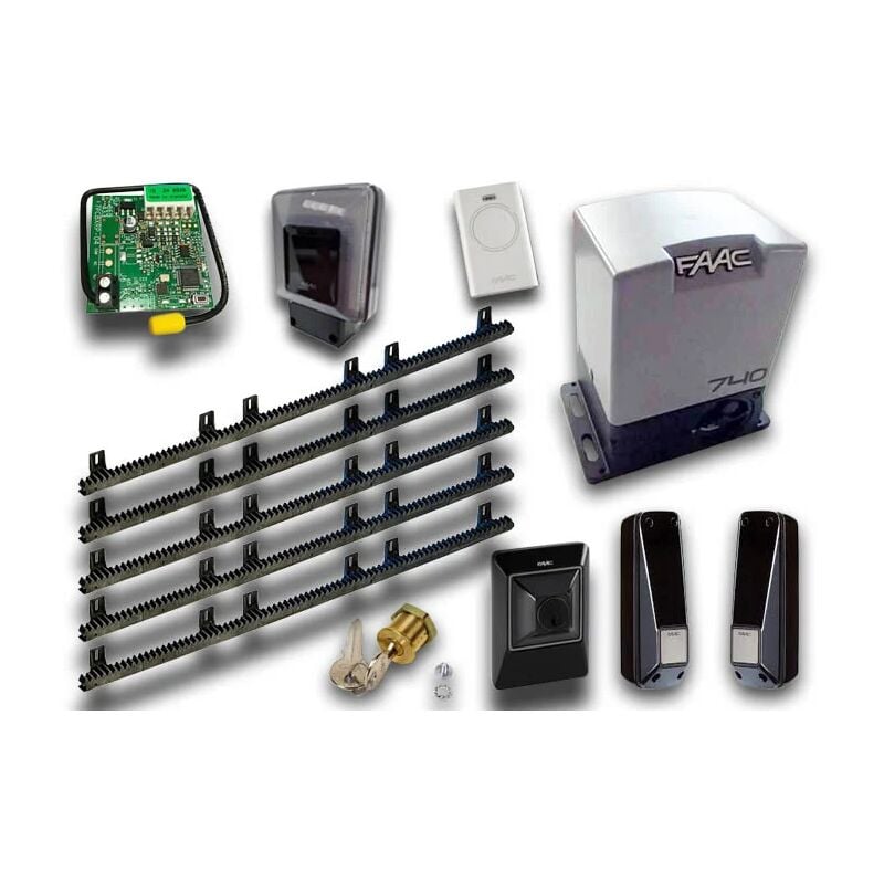 Kit automatisation delta2 kit safe + 5mt crém nylon emp1056303445crem5 - Faac