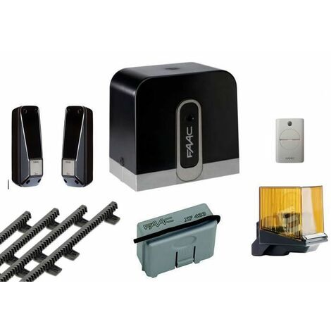 FAAC Kit Automatisme de portail coulissant CYCLO C720 Rapid Eco + 4m 24v 400Kg 1059995