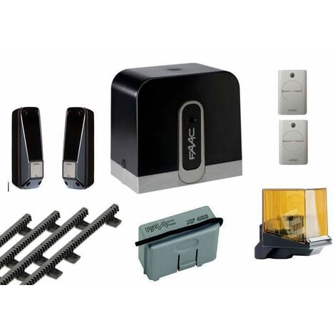 FAAC Kit Automatisme de portail coulissant CYCLO C720 Rapid Eco + 4m + XT2 24v 400Kg 1059995