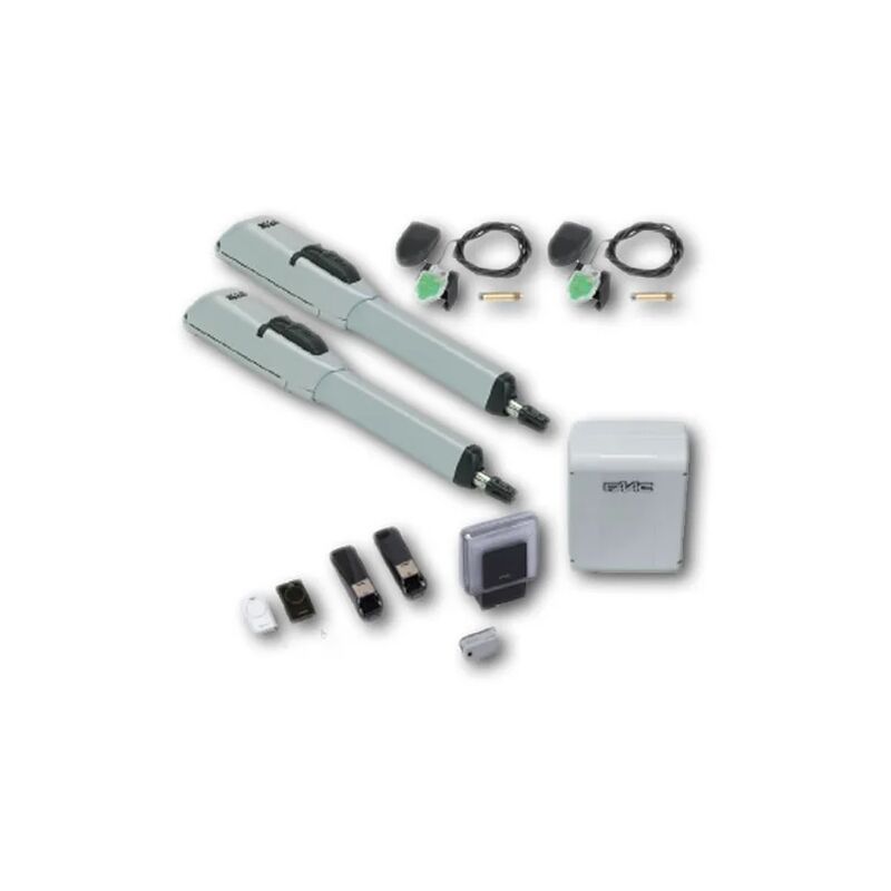 

kit automatización 24v dc 415 puertas batientes longmaster kit 104156 - Faac