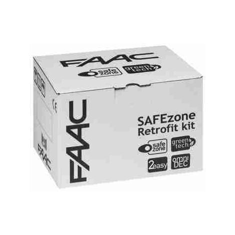 Faac – Kit de motorisation de portail 390113 – 230V – Pour portails battants jusqu'à 2.5m – Moteur électromécanique – Kit de rénovation