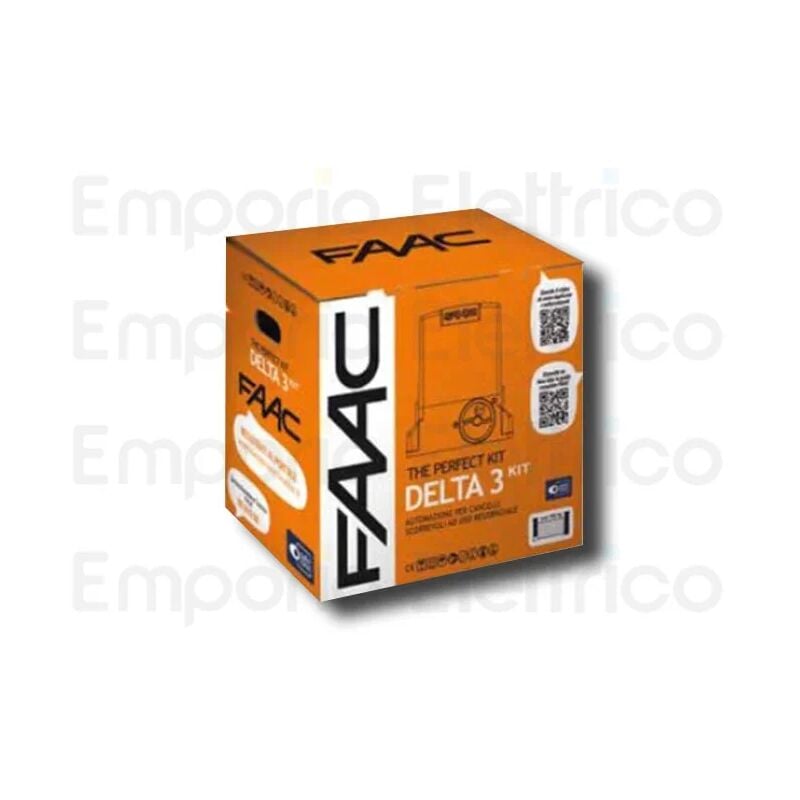 faac kit motorisation 230v delta3 kit perfect 105918