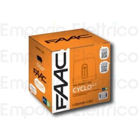 faac kit motorisation 24v 400 kg cyclo kit perfect 105916