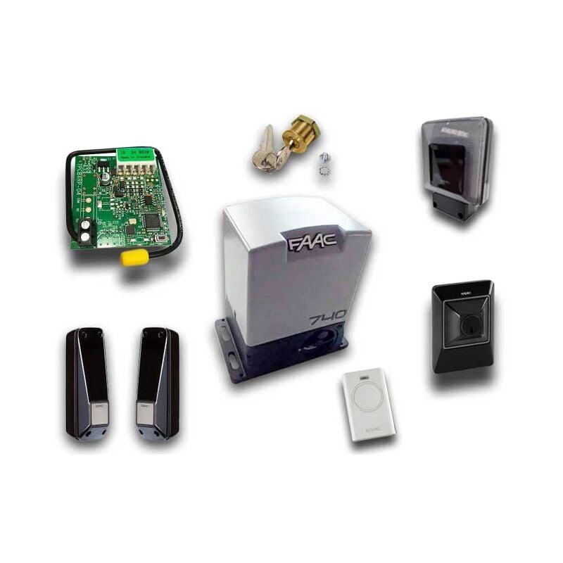 Kit motorisation 740 230v delta2 kit safe 1056303445fr - Faac