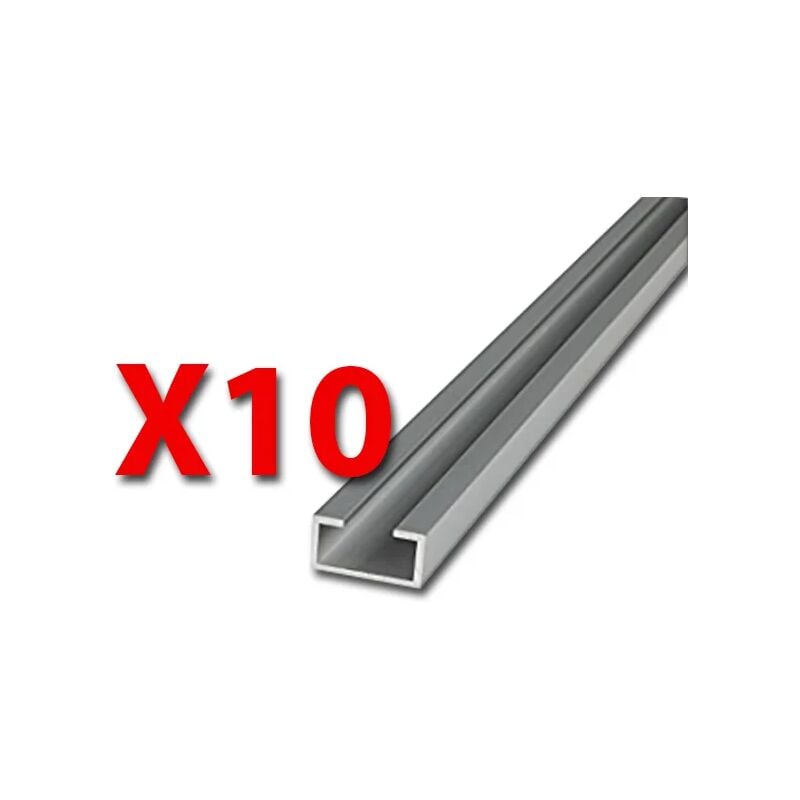 Kit profil en aluminium 10pcs de 2,5m xs30 105537 - Faac