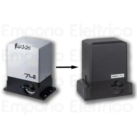 Faac – Moteur 741 E Z16 230V pour portail coulissant – Capacité 900 kg – Encodeur inclus – Platine 740D et pignon Z16