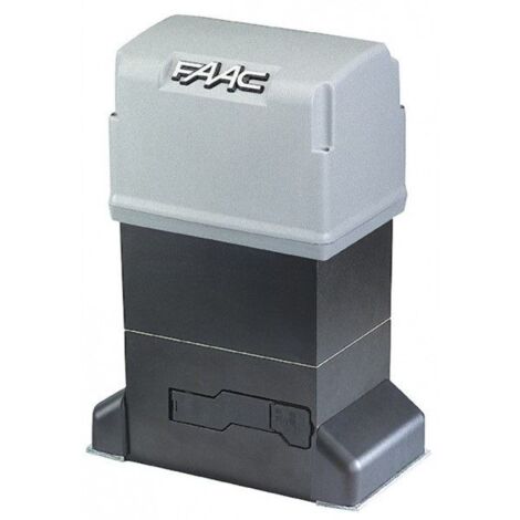 Faac – Moteur hydraulique pour portail coulissant 230V – Motoréducteur à bain d'huile – Capacité 1800kg – Vitesse 9.5m/min – Déverrouillage à clé