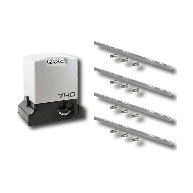 Motoréducteur 1097805 + 4mt crémaillère galvanisée emp1097805cremz - Faac