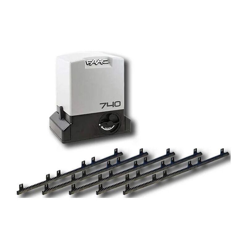 Motoréducteur 1097805 + 5mt crémaillère nylon emp1097805crem5 - Faac