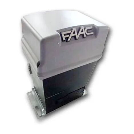 Faac – Motoréducteur irréversible 109926 – Tension 230V – Longueur de vantail maximale 1800 kg – Pour portails coulissants sans pignon