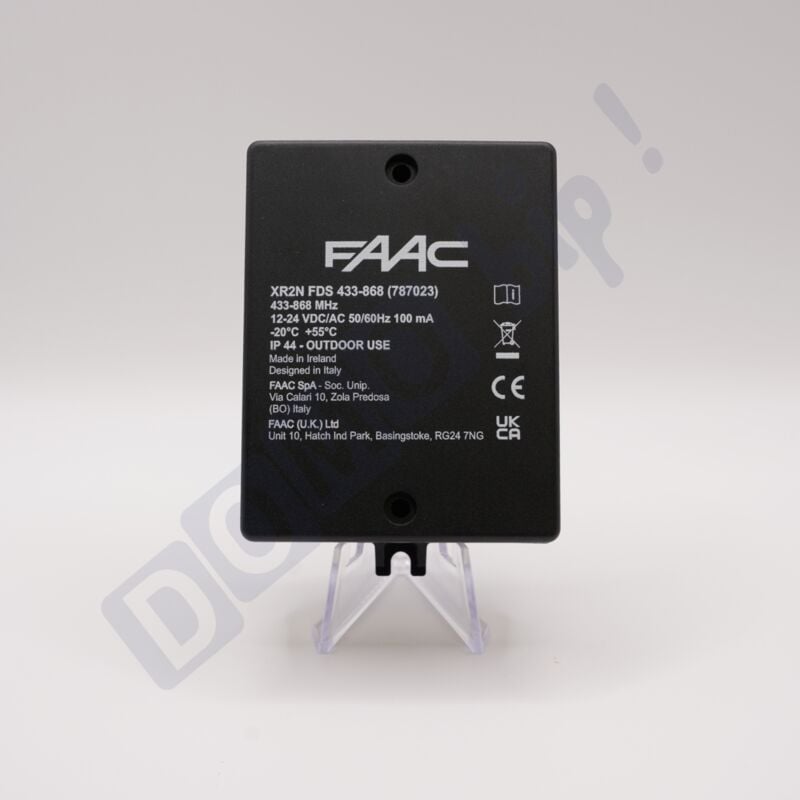 Faac - nouveau Récepteur radio bi-fréquence XR2N fds 433/868 MHz - Compatible slh, ds et rc - Récepteur pour portails et garages - Alimentation