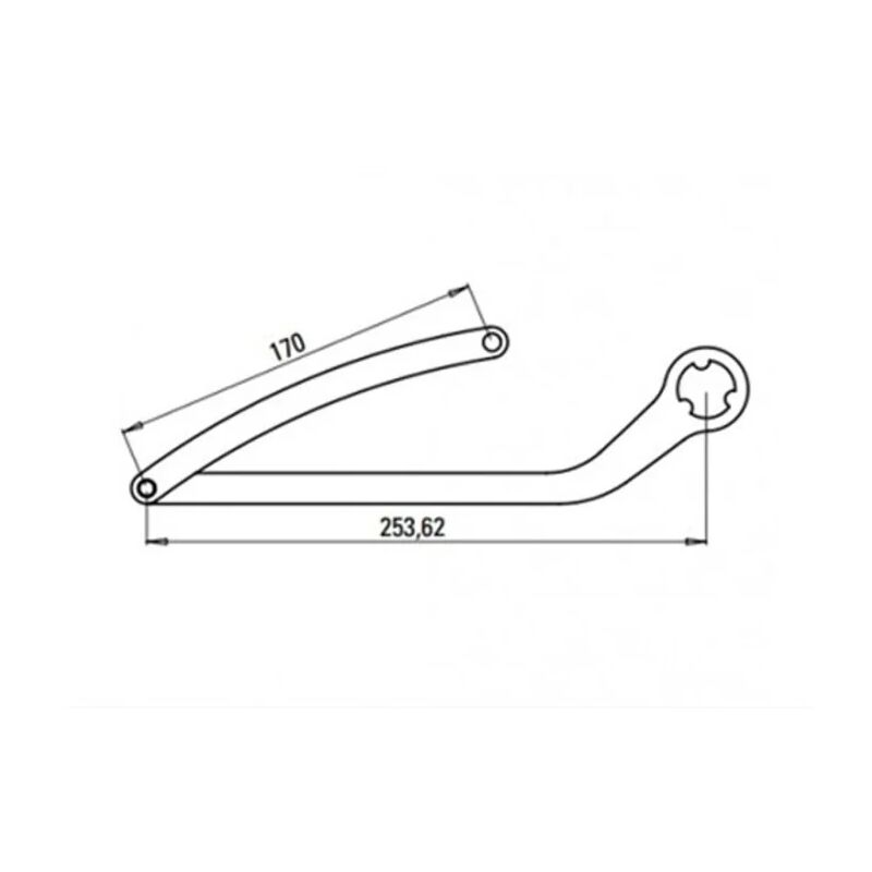 

par de brazos n1d blanco nd3 105728 - Faac