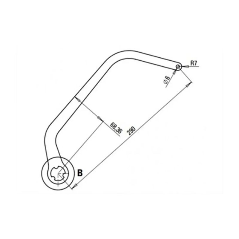 

par de brazos n1d blanco nd7 105732 - Faac