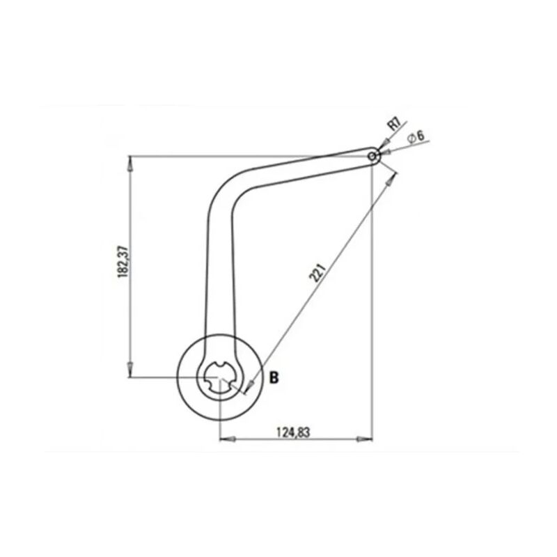 

par de brazos n1d marron nd5 1057303 - Faac