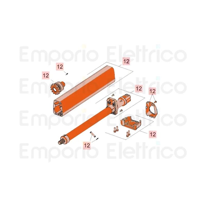 faac pièce détachée groupe tube 415 63003343