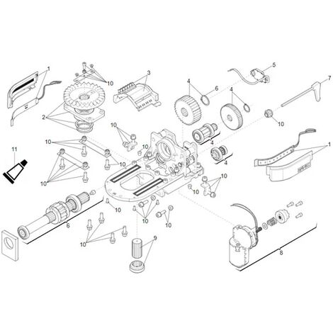 faac pièce détachée arbre transmission s2500i 63003381