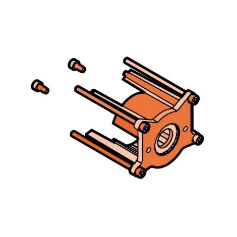 faac pièce détachée bride interface moteur/pompe 63000123