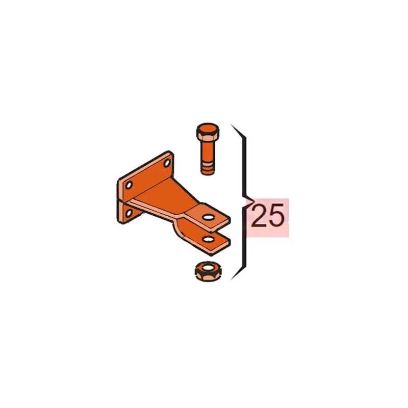 Pièce détachée fixation frontale 400/87 ln 7220365 - Faac