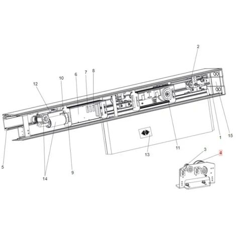 faac pièce détachée groupe roue motrice 930 7393225