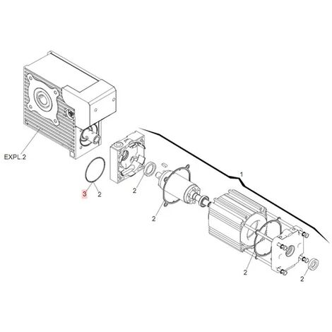 faac pièce détachée joint or 50,52x1,78 (2200) 7090230015
