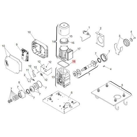 faac pièce détachée joint plat 884 7093235