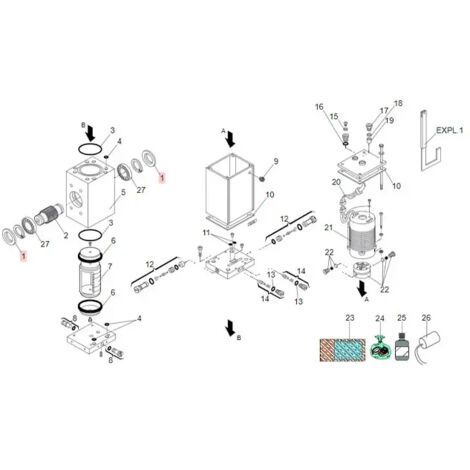 faac pièce détachée joint sm 35x62x7 7093025