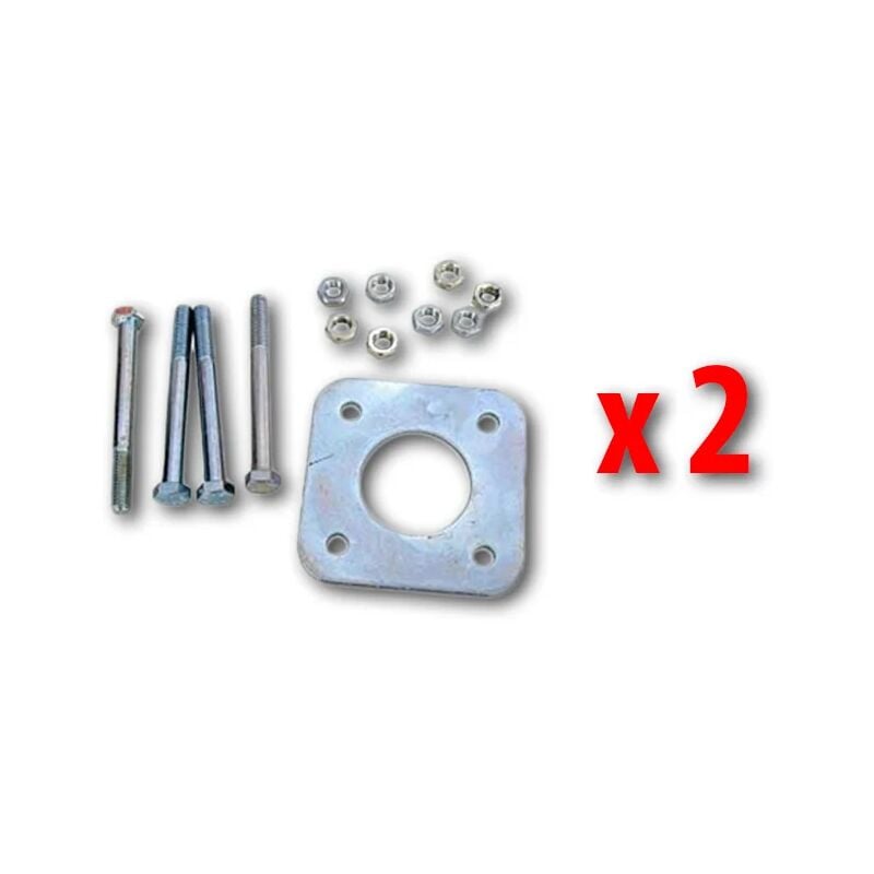 Plaque de fondation pour colonnette safebeam et xp 15 737637 (2 pc) - Faac