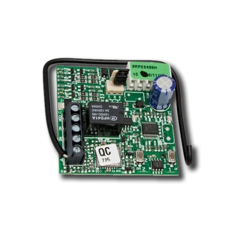 Récepteur embrochable 2 canaux 433 mhz rp2 433 rc 787742 (new code 787857) - Faac
