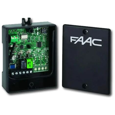Faac – Récepteur radio pour motorisation 787023 – Fréquence 433-868 MHz – Alimentation 12-24 V – Protection IP44 - 433-868mhz