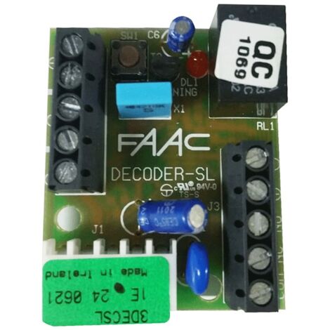 Faac scheda decodifica SL PLUS 785506