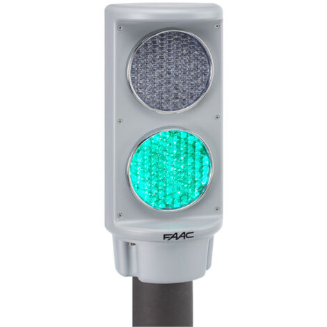 FAAC semaforo LED a due luci Verde Rosso per gestione varchi accesso 103177