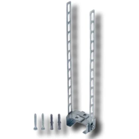 Faac – Support de fixation centrale pour moteurs D600, D700HS, D1000 – Rail en 2 morceaux pour installation facile – Pièce détachée motorisation portail