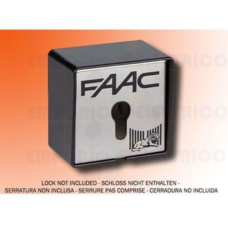 FAAC T20 E 401012 Selector de mando para insertar llaves en pared exterior