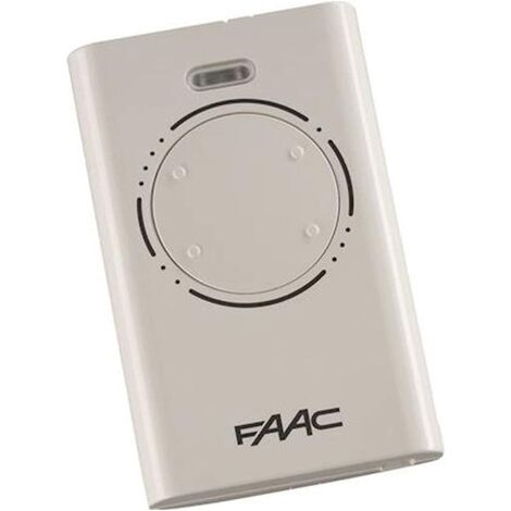 Faac telecomando per cancello 4 canali xt4 868 slh lr colore bianco 787010
