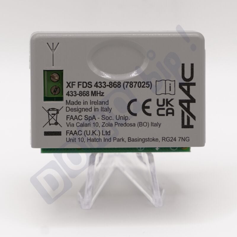Faac - xf fds - Récepteur Radio Enfichable - Double fréquence : 433/868 MHz - Idéal pour Motorisations c 392 et Télécommandes Nouvelle Génération fds