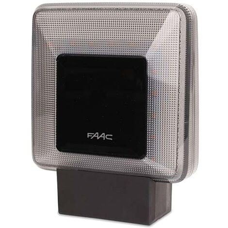 FAAC XLED – Feu clignotant LED 24V/230V pour motorisation de portail - étanche IP54 pour extérieur - 410029