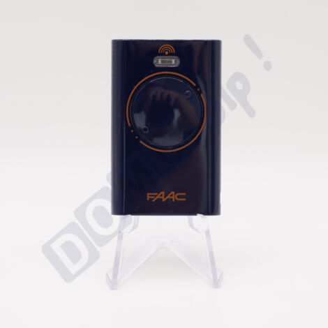 FAAC XT2 433 SL BLEU (Réf. 787014) - Télécommande 2 Boutons pour portails et porte de garage - Codage Fixe - Fréquence : 433,92 MHz - Compatible Récepteurs FAAC SL