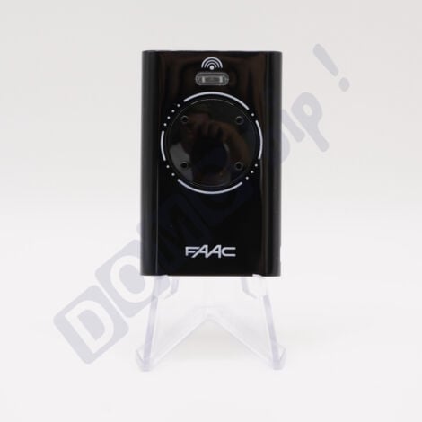 FAAC XT4 868 MHz Noir (réf. 7870101) - Télécommande 4 Boutons pour portails et porte de garage - Fréquence 868,35 MHz - Télécommande Sécurisée à Code Tournant - Compatible Récepteurs SLH